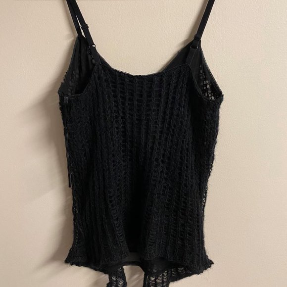 David Bitton Jet Black Westivity Tank Top Medium - Picture 2 of 3